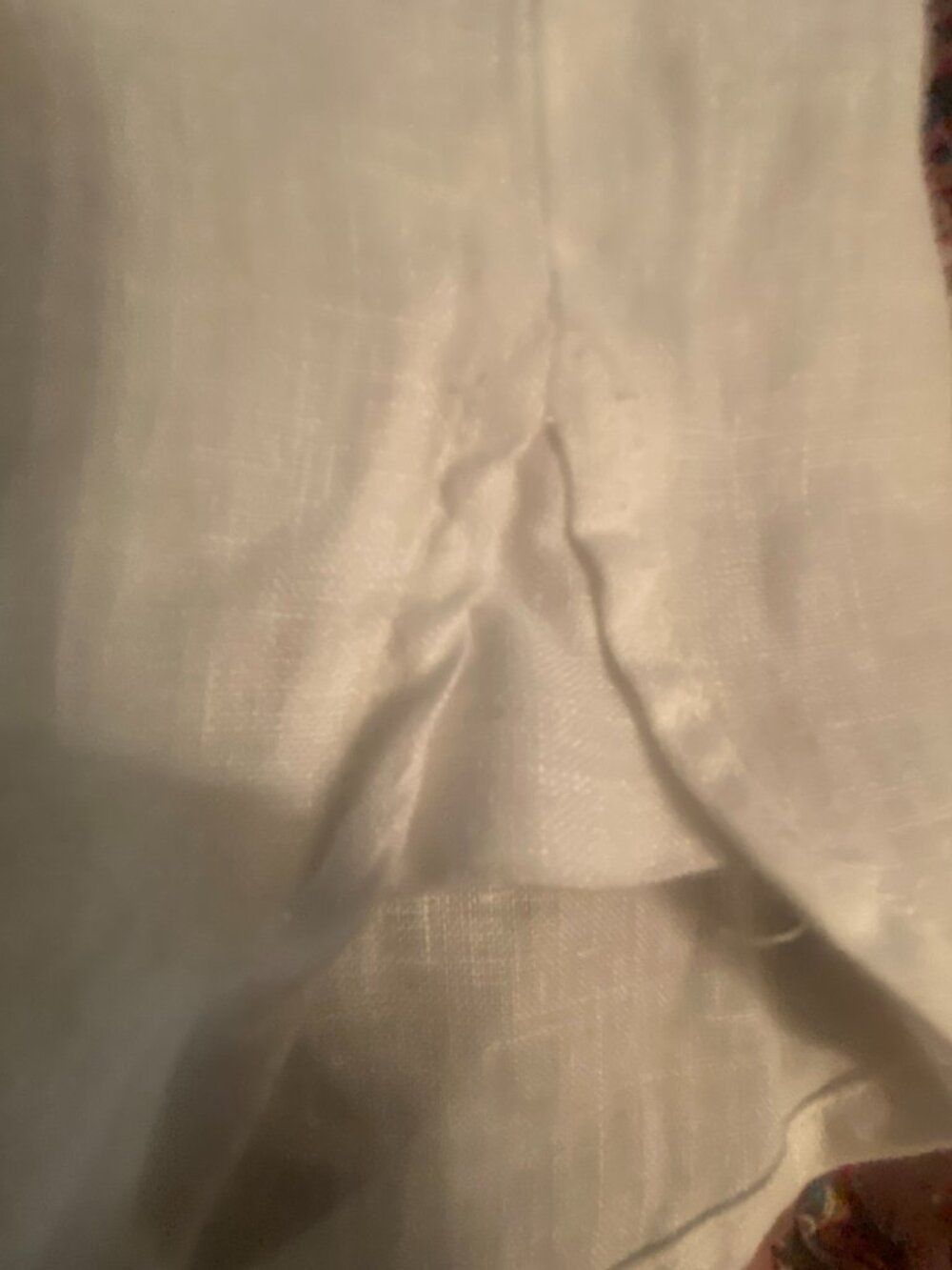 J.Jill Love Linen White 100% Linen Button Down Shirt Small Coastal - Picture 7 of 7